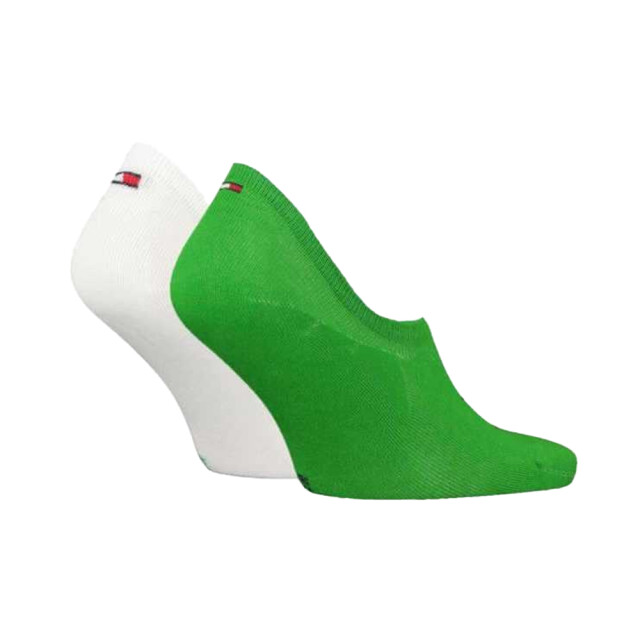 Tommy Hilfiger Herensokken met logo-voering (set van 2) UTNA718_whitegreen large