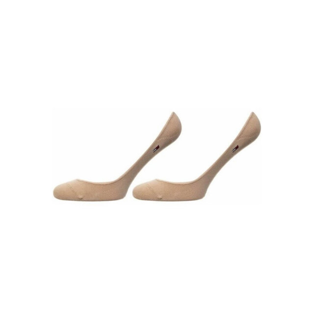 Tommy Hilfiger Damessokken met logogaren (set van 2) UTNA958_beige large
