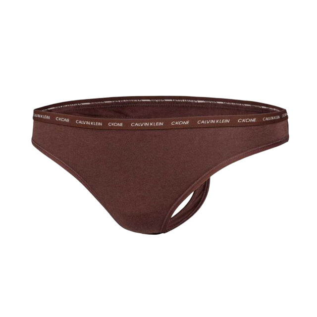 Calvin Klein Slanke slips dames logo (set van 2) UTNA748_brown large