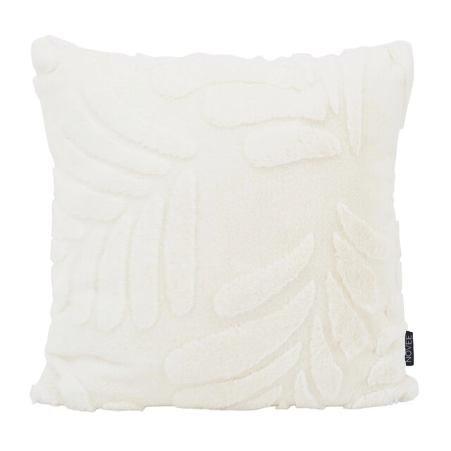 NOVÉE Furry leaves crème | 45 x 45 cm | kussenhoes | polyester 3419996 large