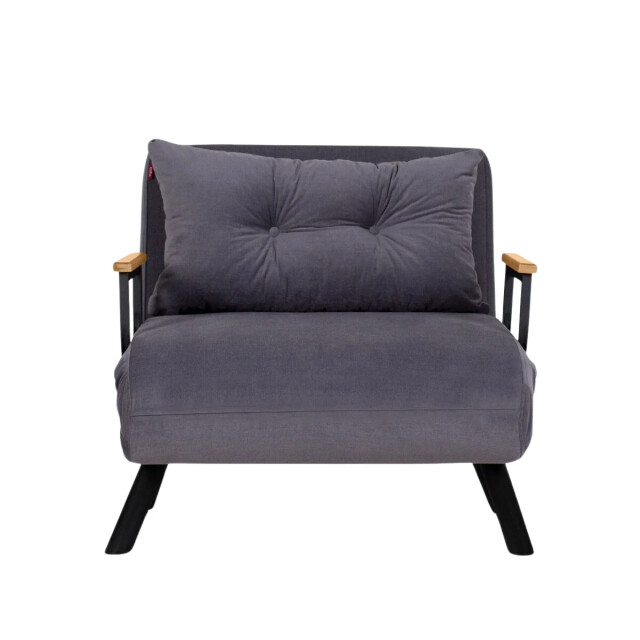 CaliCosy Slaapfauteuil in stof met metalen poten l67 cm sando 3178549 large