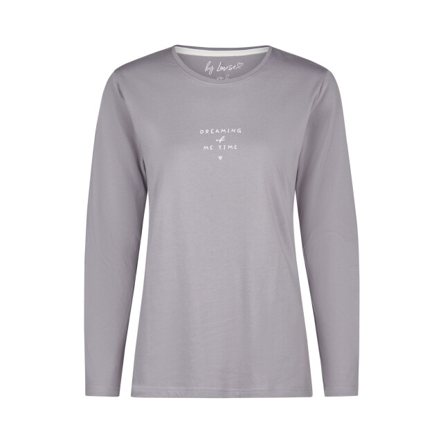 By Louise Dames pyjama set lang jersey katoen gestreept BL-6057-02 large