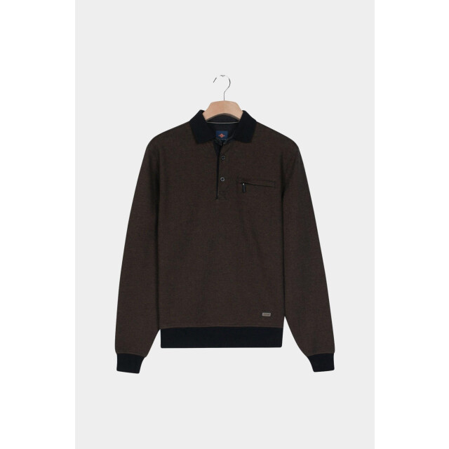 Baileys Sweat halfzip sweatshirt polo collar / plac 523059/85 200408 large