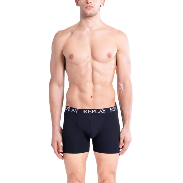 Replay Boxershorts voor heren (set van 2) UTLT5028_blackblack large