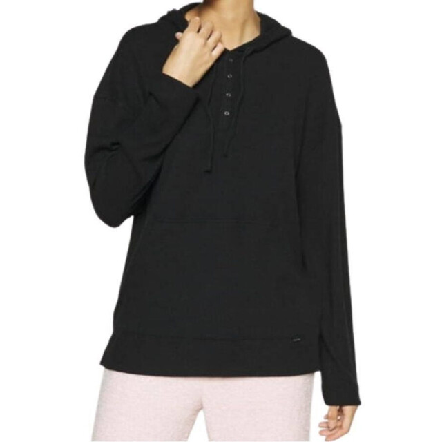Calvin Klein Dames effen polyester hoodie UTNA832_black large