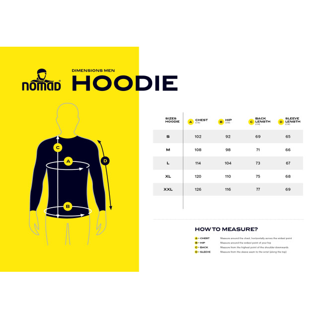 Nomad Rolleston hoodie kangaroo heren | stone CSROLMR1T354 large