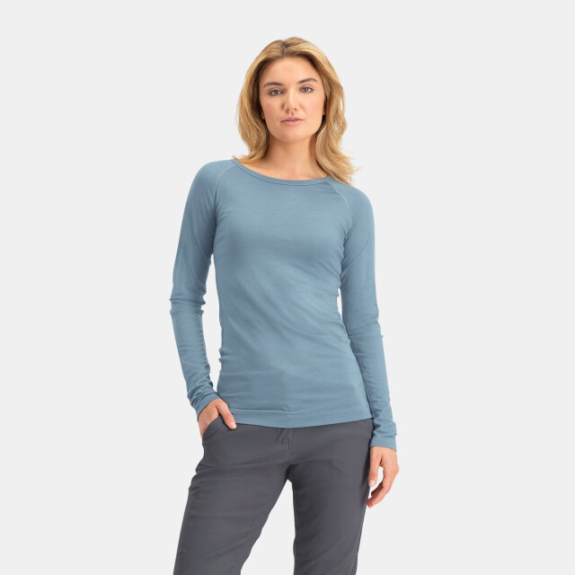 Nomad Pure merino longsleeve dames | light denim CUPLSWK8E760 large