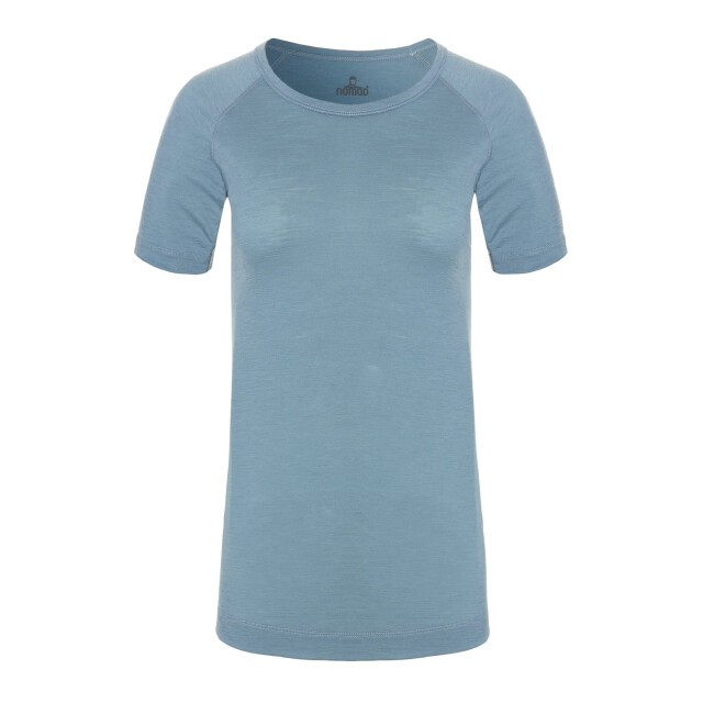 Nomad Pure merino t-shirt dames | light denim CUPSSWK8E760 large