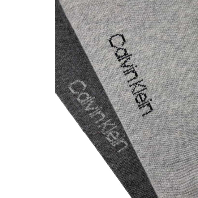 Calvin Klein Heren contrast gestreepte melange sokken UTNA723_grey large