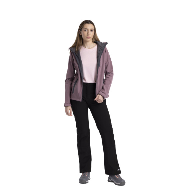 Trespass Dames bela ii waterbestendige softshell jas UTTP3440_rosetone large