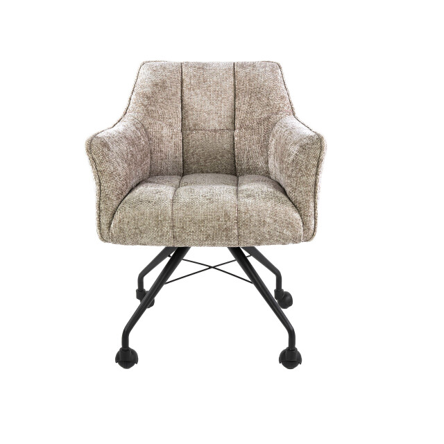 Hoyz armstoel raster wieltjes verpakt per 2 hoven zand 3423824 large