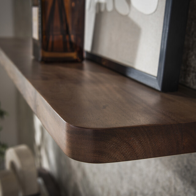 Hoyz wandplank carve 120cm massief acacia 3423799 large