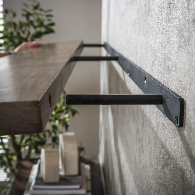 Hoyz wandplank carve 120cm massief acacia 3423799 large