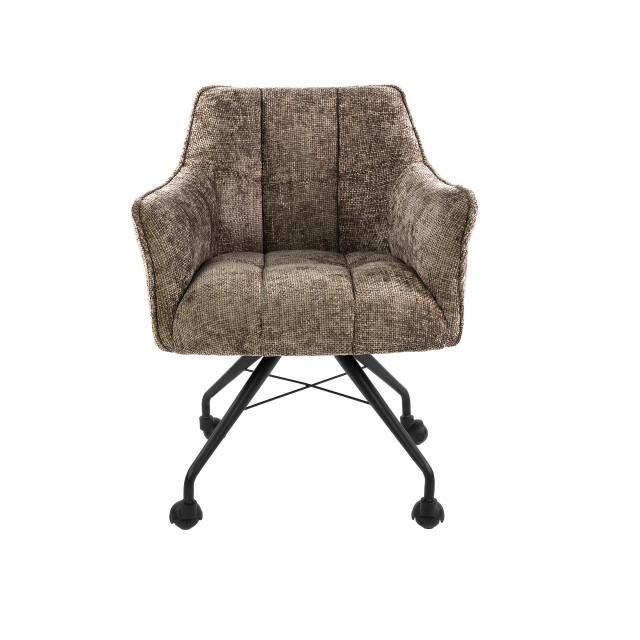 Hoyz armstoel raster wieltjes verpakt per 2 hoven champagne 3423825 large