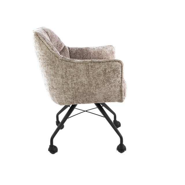 Hoyz armstoel raster wieltjes verpakt per 2 hoven zand 3423824 large