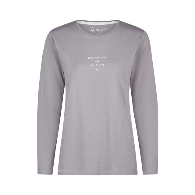 By Louise Dames pyjama set lang jersey katoen gestreept BL-6057-02 large