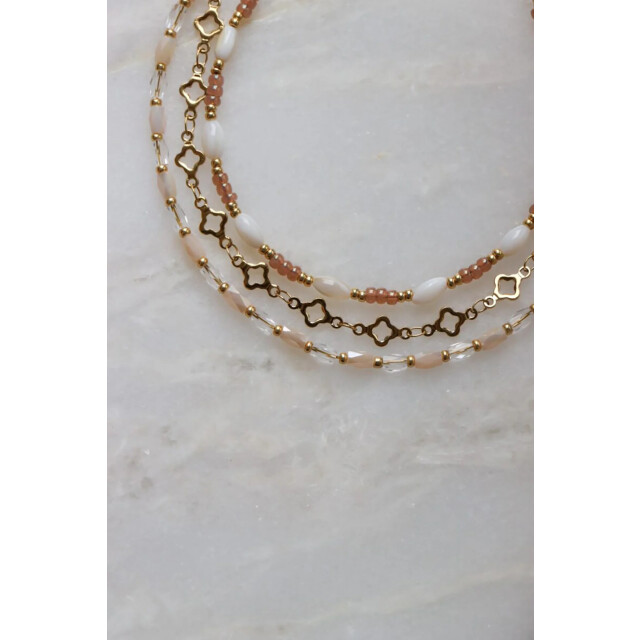 Label Kiki K.sa.313.1 clover row bracelet gold K.SA.313.1 Clover row bracelet gold large