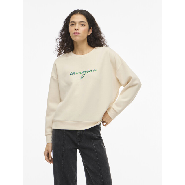 Vila visiffi imagine o-neck l/s top/pb/1 14112028 birch 06615.198.0262 large