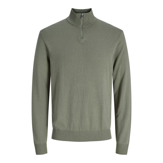 Jack & Jones jjeemil knit half zip noos 12189339 vetiver 05711.834.0122 large
