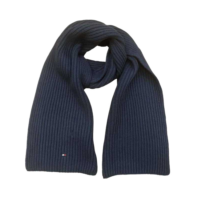Tommy Hilfiger Gebreide sjaal met kinderlogo UTNA308_navyblue large