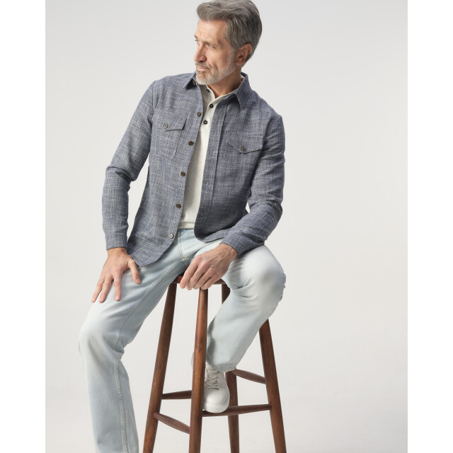 Campbell Overshirt donker 103320-003-M large