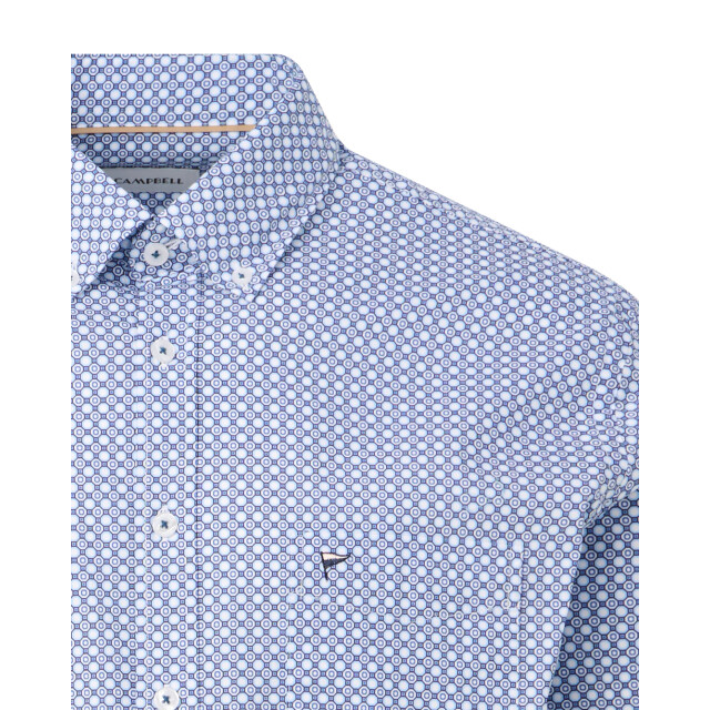 Campbell Casual overhemd donker 103337-001-XXL large