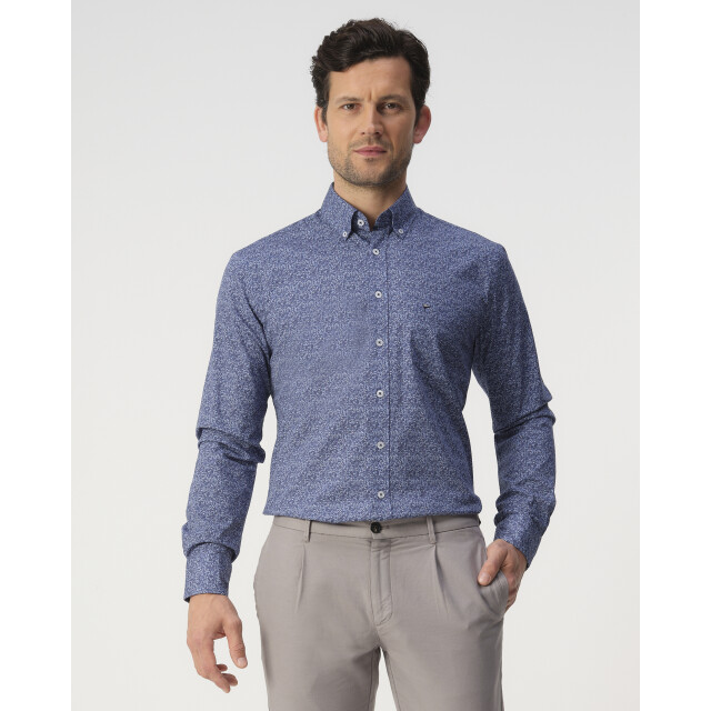 Campbell Casual overhemd donker 103336-001-XXL large