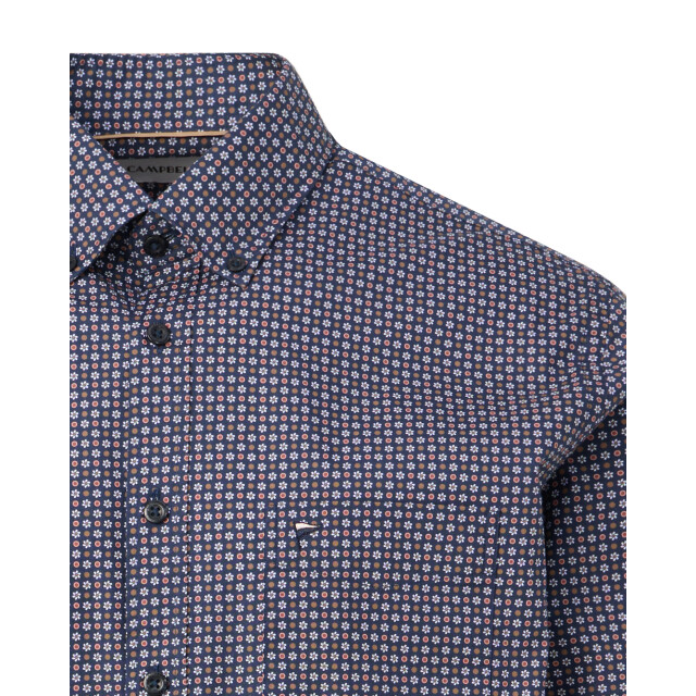 Campbell Casual overhemd donker 103347-001-XXL large