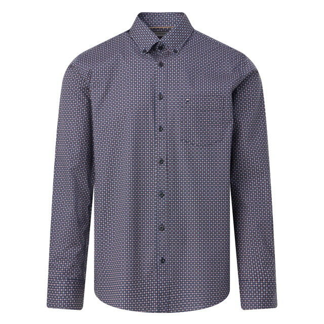 Campbell Casual overhemd donker 103347-001-XXL large