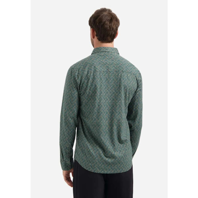 No Excess Shirt jersey allover printed dark steel 30431107-124 large