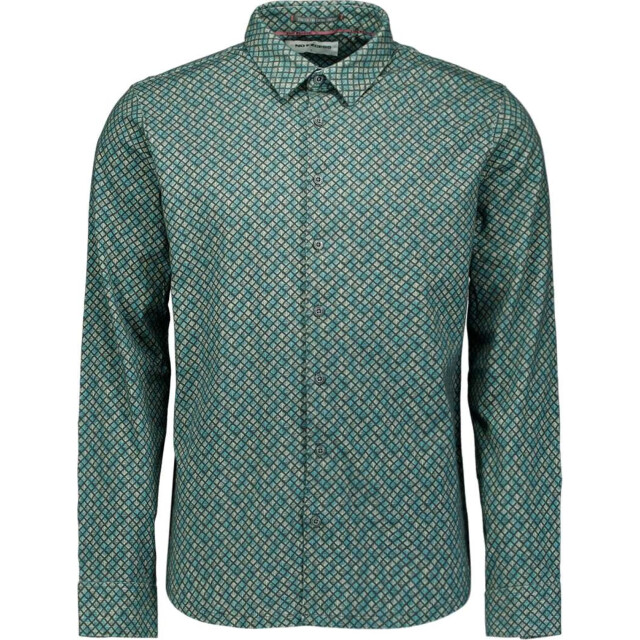 No Excess Shirt jersey allover printed dark steel 30431107-124 large