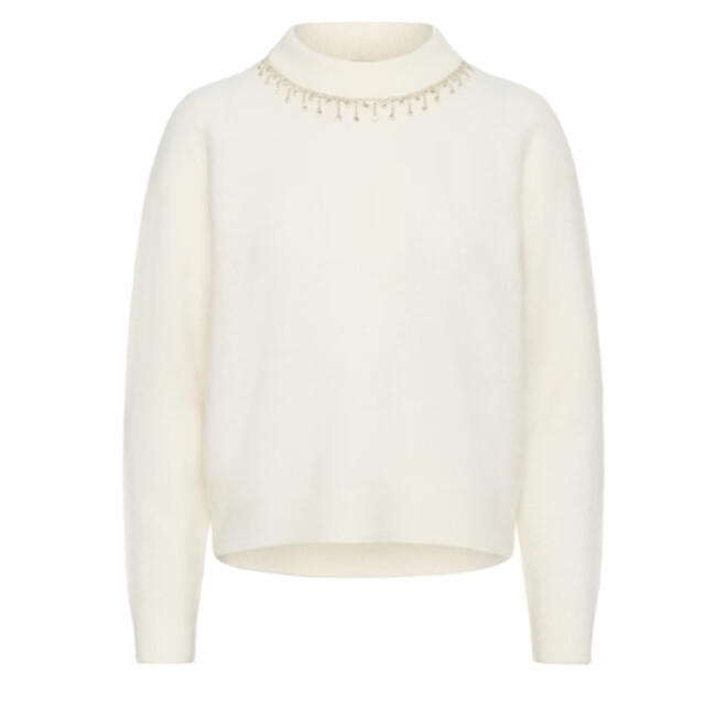 KAFFE Karoxy pull over 10510623- 10510623-off white large