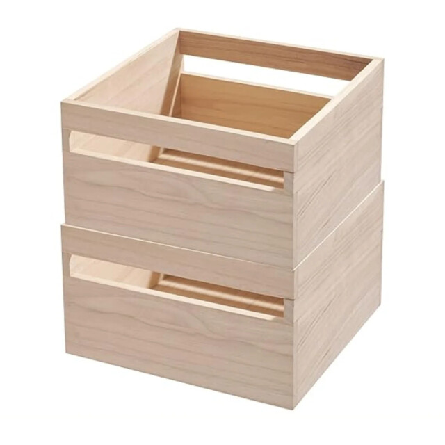 CaliCosy Houten opbergdoos met handgrepen l25,4 cm oka 3426546 large