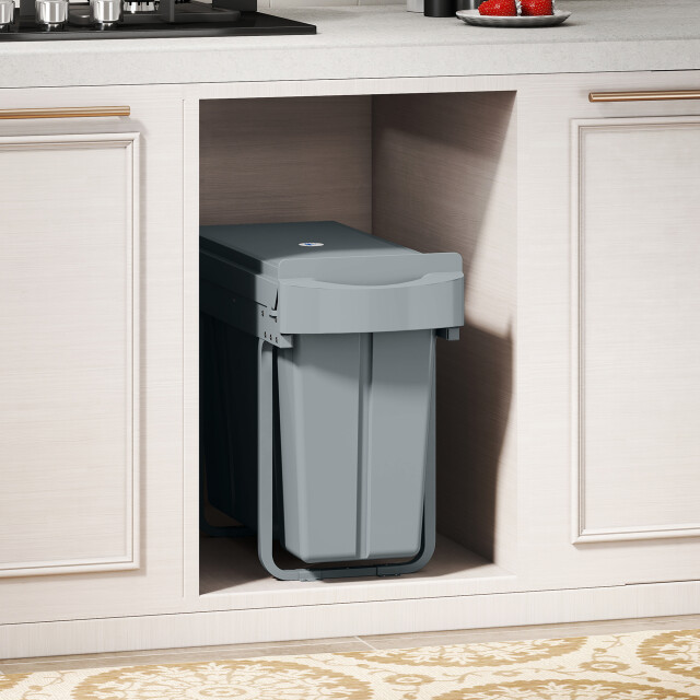 4goodz Inbouwprullenbak keukenafvalbak met 2 uitneembare emmers 30 liter (20 3426552 large