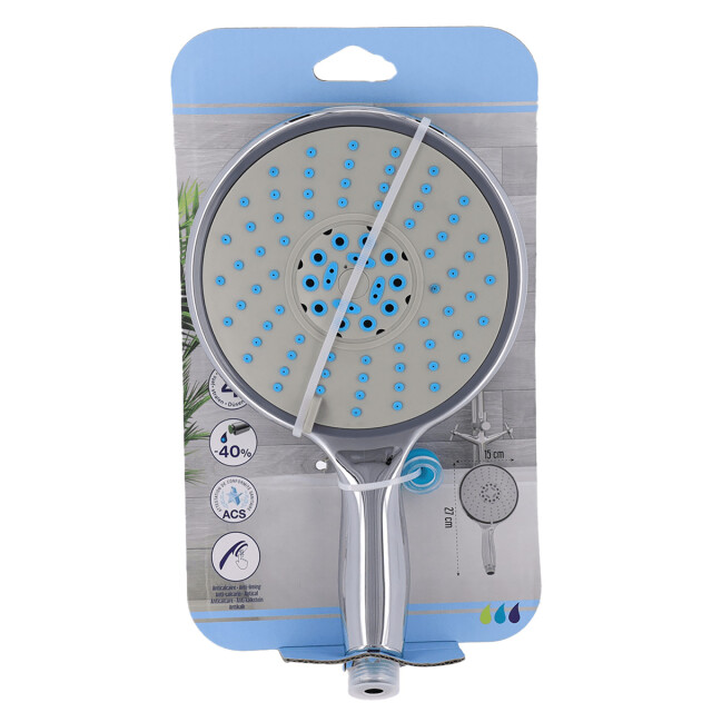 4goodz Handdouche xl met 4 functies 15cm chroom 40% waterbesparend 3407069 large