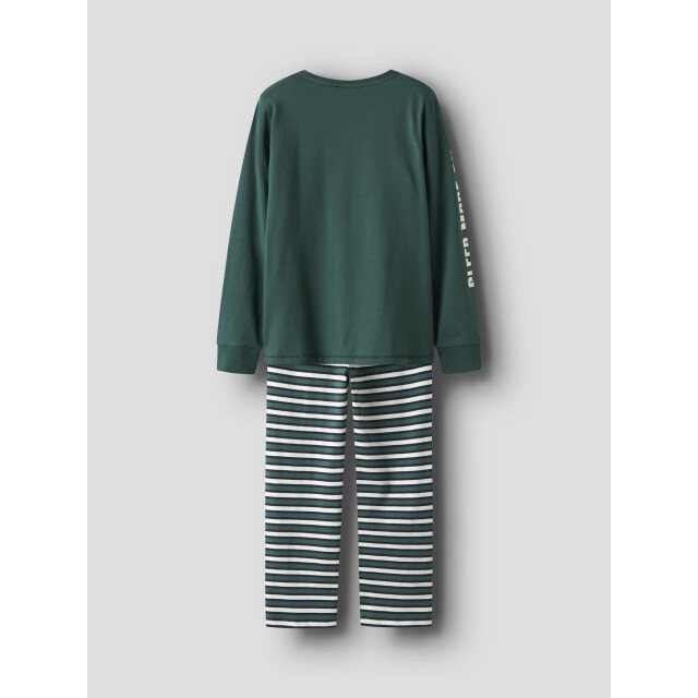 Name It Jongens lange pyjama set nkmramel gestreept 13249341-Bistro Green large