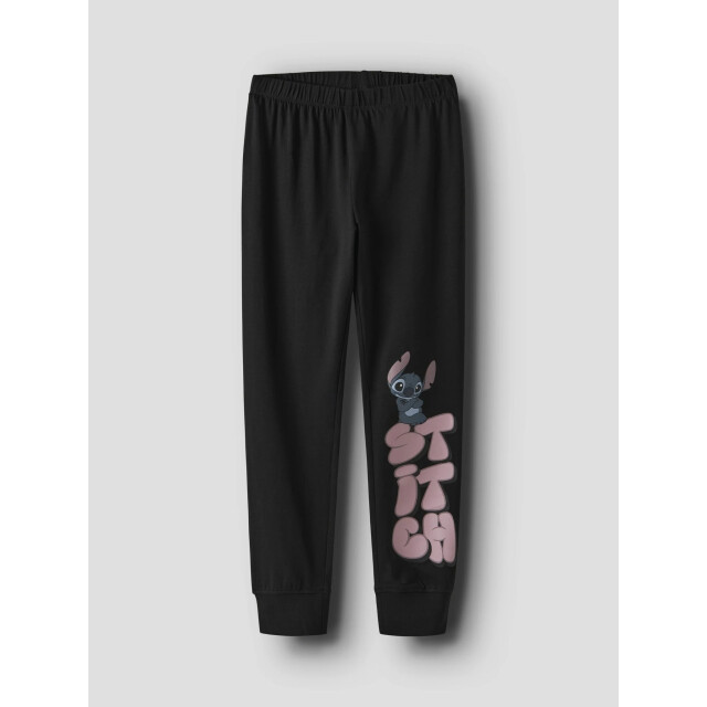 Name It Meisjes lange pyjama set nkfolina stitch zwart 13249629-Black large