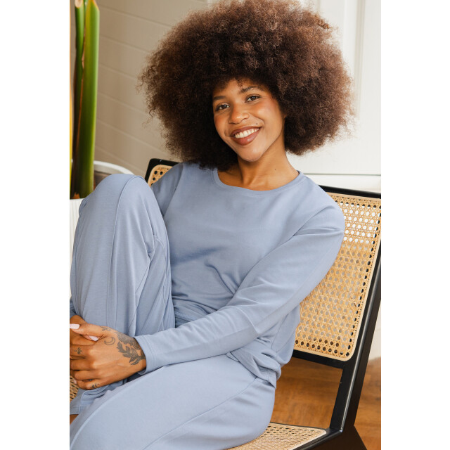 By Louise Dames huispak broek + sweater effen donker BL-6018-02 large