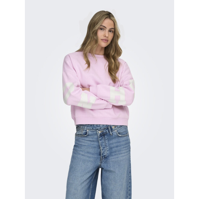 Only Onlsweat ls backsleeve print licht 4209.61.0020 large