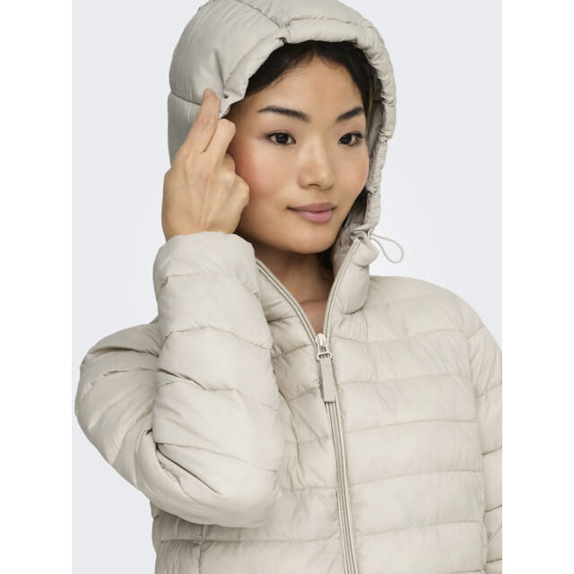 Only Onltahia lw quilted hood jkt noos otw beige 4512.05.0015 large