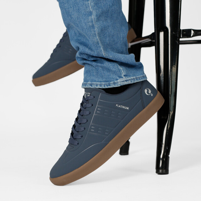 Q1905 Sneaker platinum one midden/gum QM1254637-646-2 large