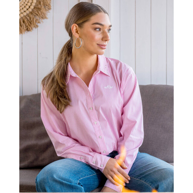 HV Polo Blouse lange mouw 0404593801 erna HV Polo Blouse lange mouw 0404593801 ERNA large