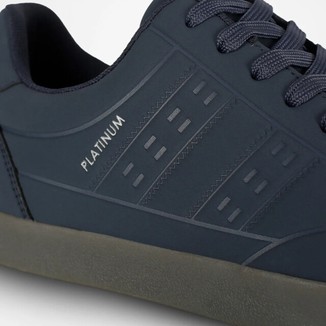 Q1905 Sneaker platinum one middenblauw/antraciet QM1254637-646-1 large