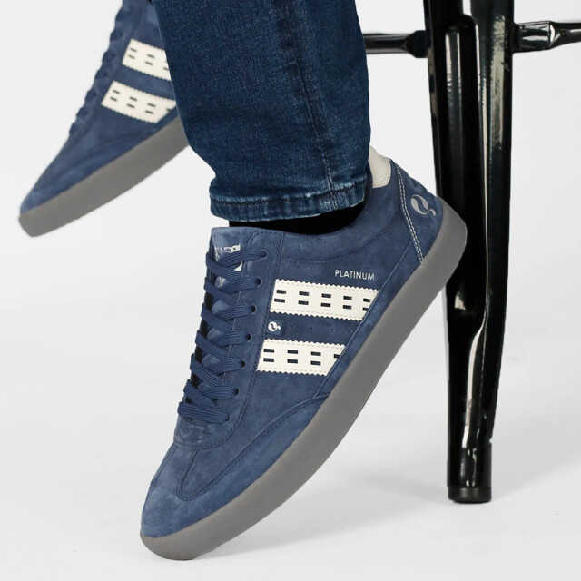 Q1905 Sneaker platinum blauw/offwhite/grijs QM1254616-600-1 large