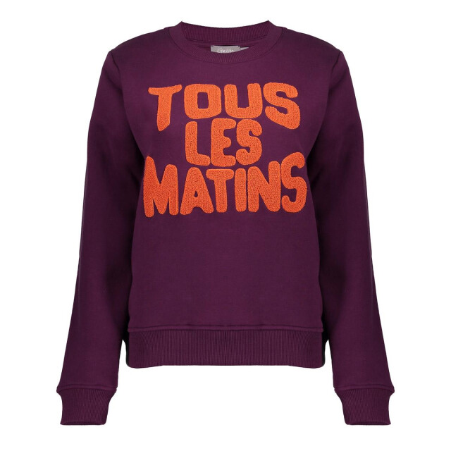 Geisha sweater tous les matins 52891-24 380 purple orange 06721.770.0015 large