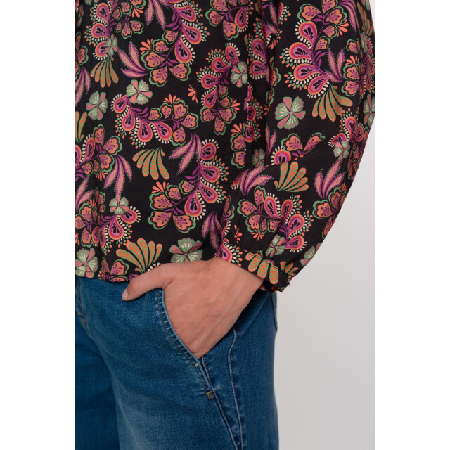 Geisha blouse 53901-20 999 black coral 06615.990.0009 large