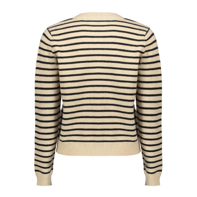 Geisha cardigan stripes 54805-10 720 sand black 06741.820.0115 large