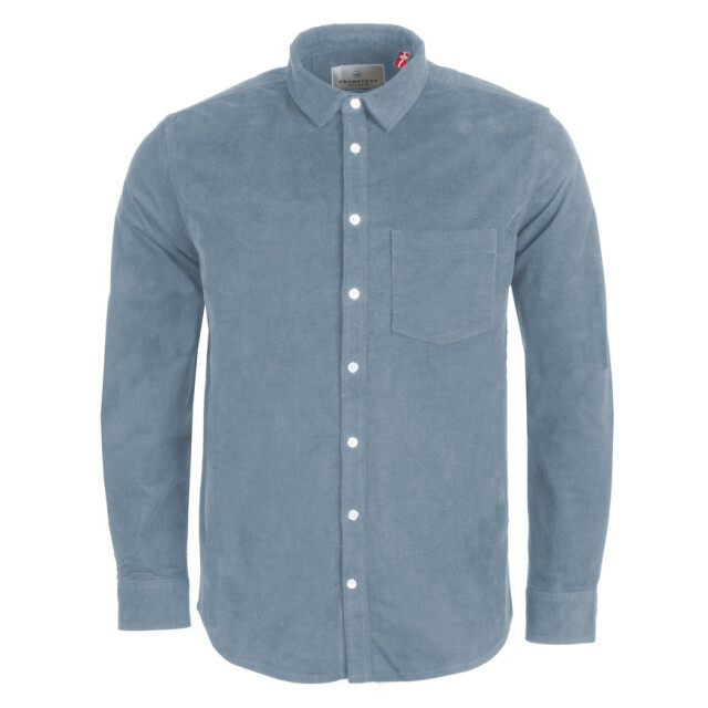 Kronstadt Ks2788277 johan corduroy 491 blue shadow heren overhemd 491 Blue Shadow/KS2788277 Johan Corduroy large