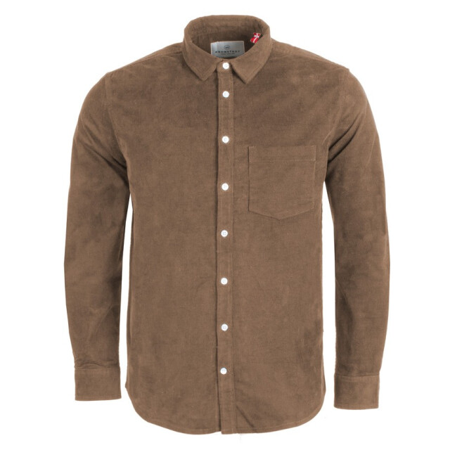 Kronstadt Ks2788277 johan corduroy 962 raw umber heren overhemd 962 Raw Umber/KS2788277 Johan Corduroy large