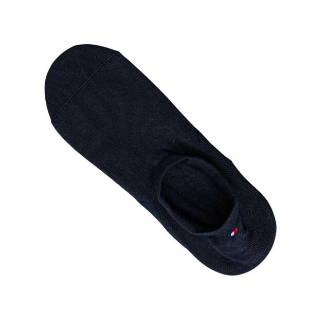 Tommy Hilfiger No-show herensokken met contrastlogo UTNA1165_navy large